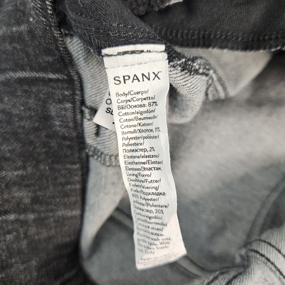 SPANX 20521Q Wide Leg Denim in Charcoal Pull-on Stretch Jeans Size 2X - Picture 5 of 6